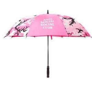 Anti social social club white  pink camo umbrella